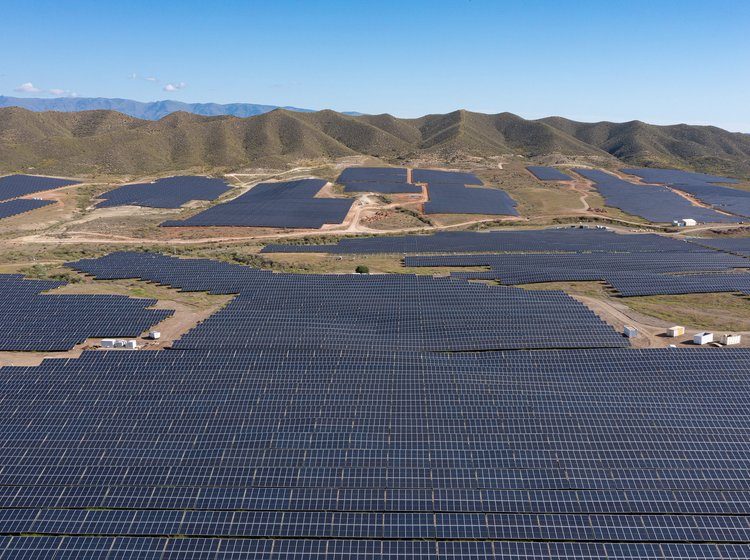 Photovoltaik Solar Panel in La Cabrita