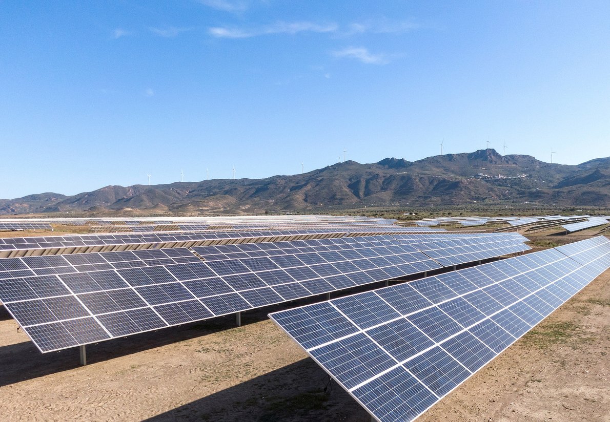 Solarpark in Albeniz