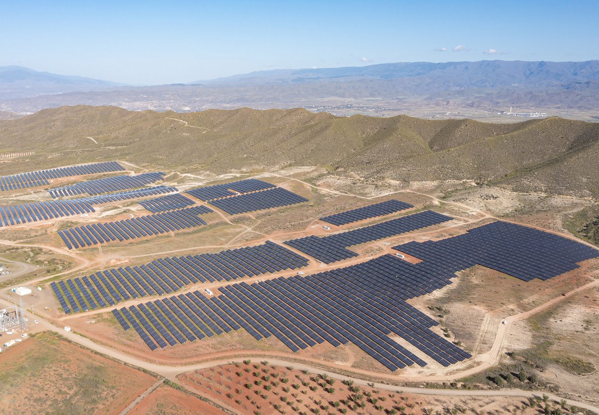 Aquila Capital Solar Park in La Cabrita Spain