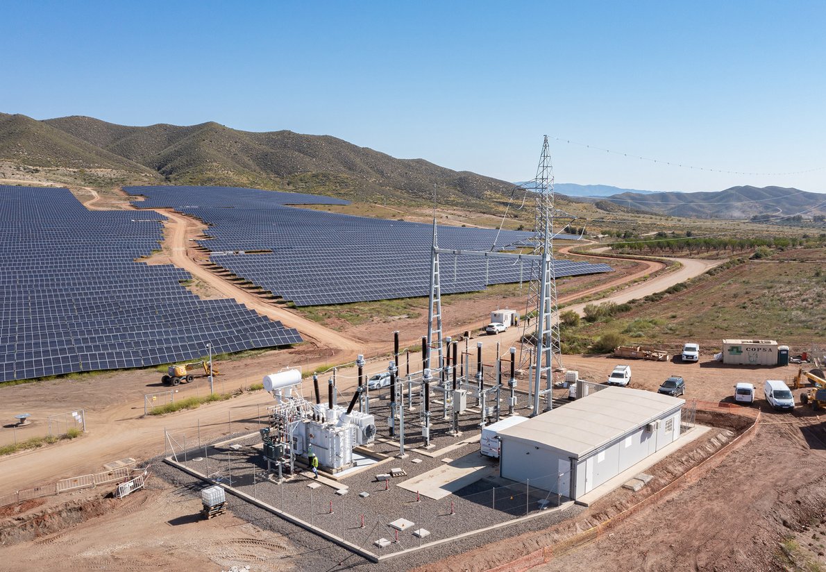 Aquila Group Solar Park in La Cabrita Spain