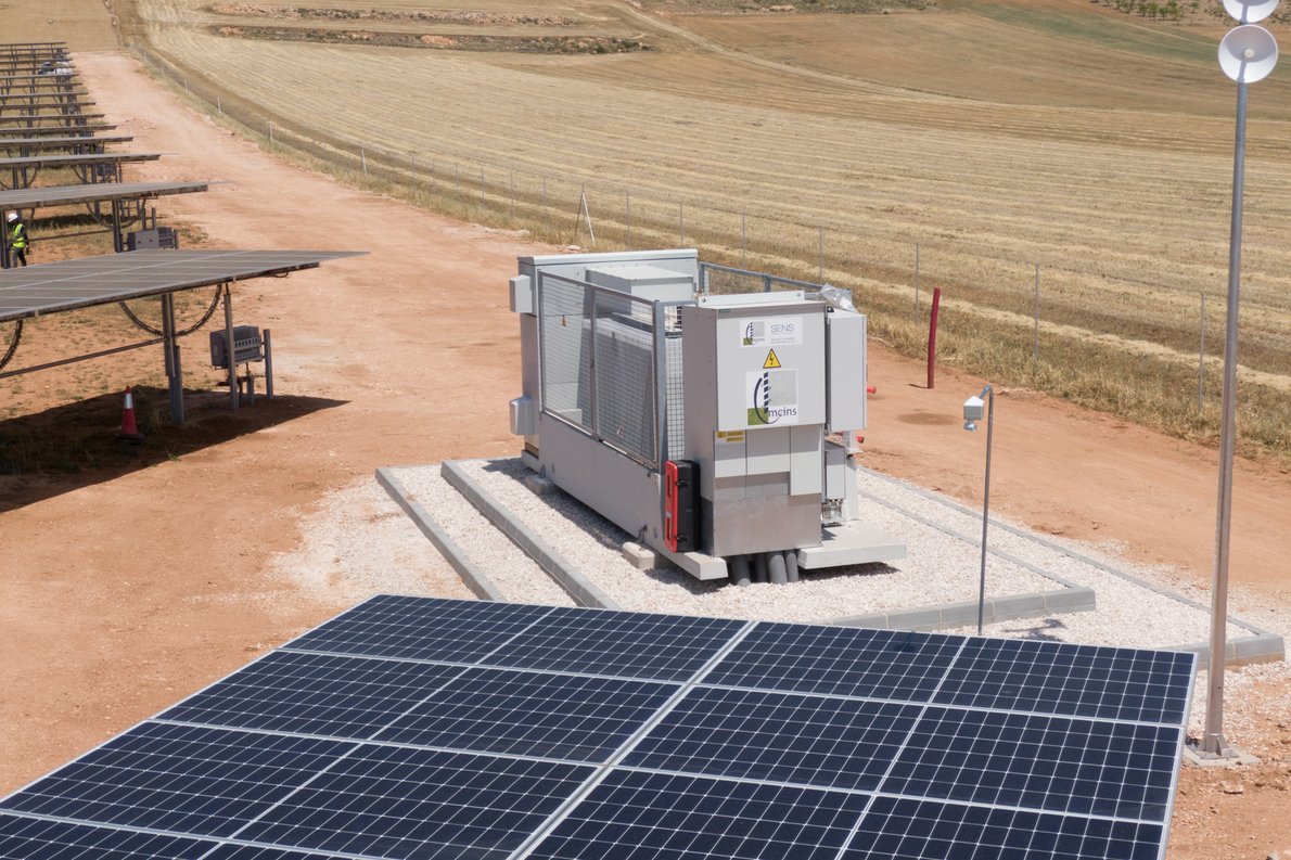 Photovoltaik Panele auf der Anlage Darro in Spanien
