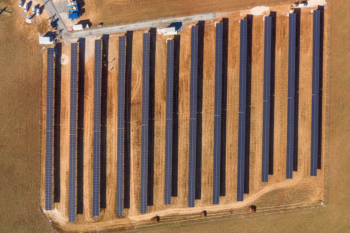A Solar Park in Los Yebenes for green energy