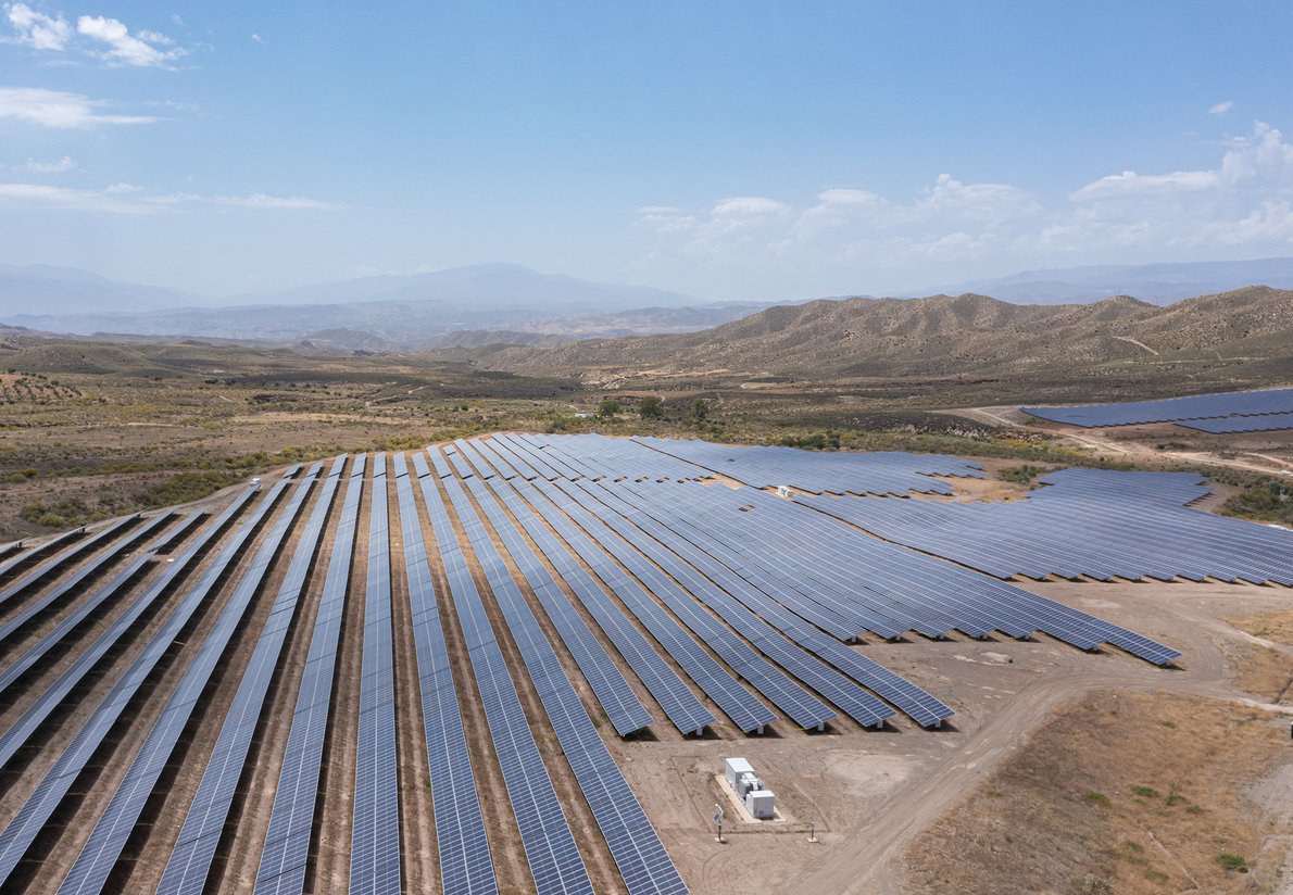 Aquila Capital Solar Park in La Cabrita Spain