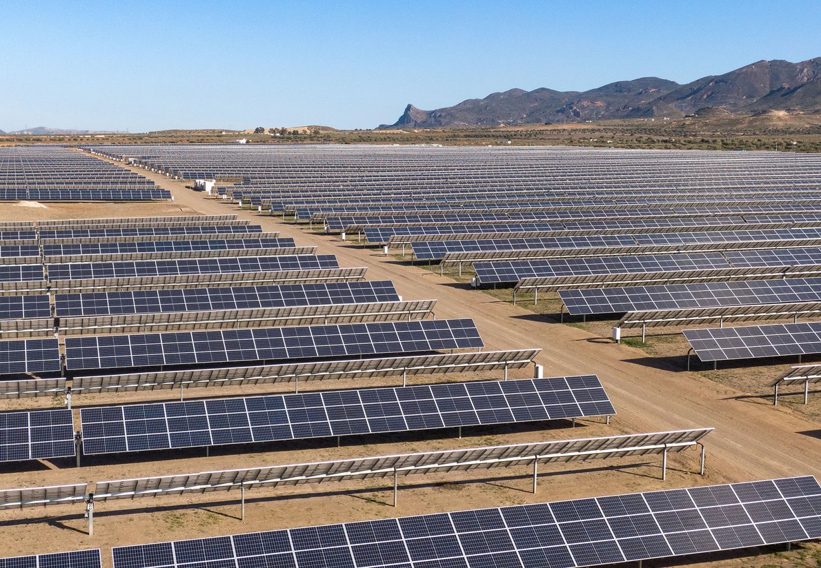 Photovoltaik Anlage in Albeniz Spanien